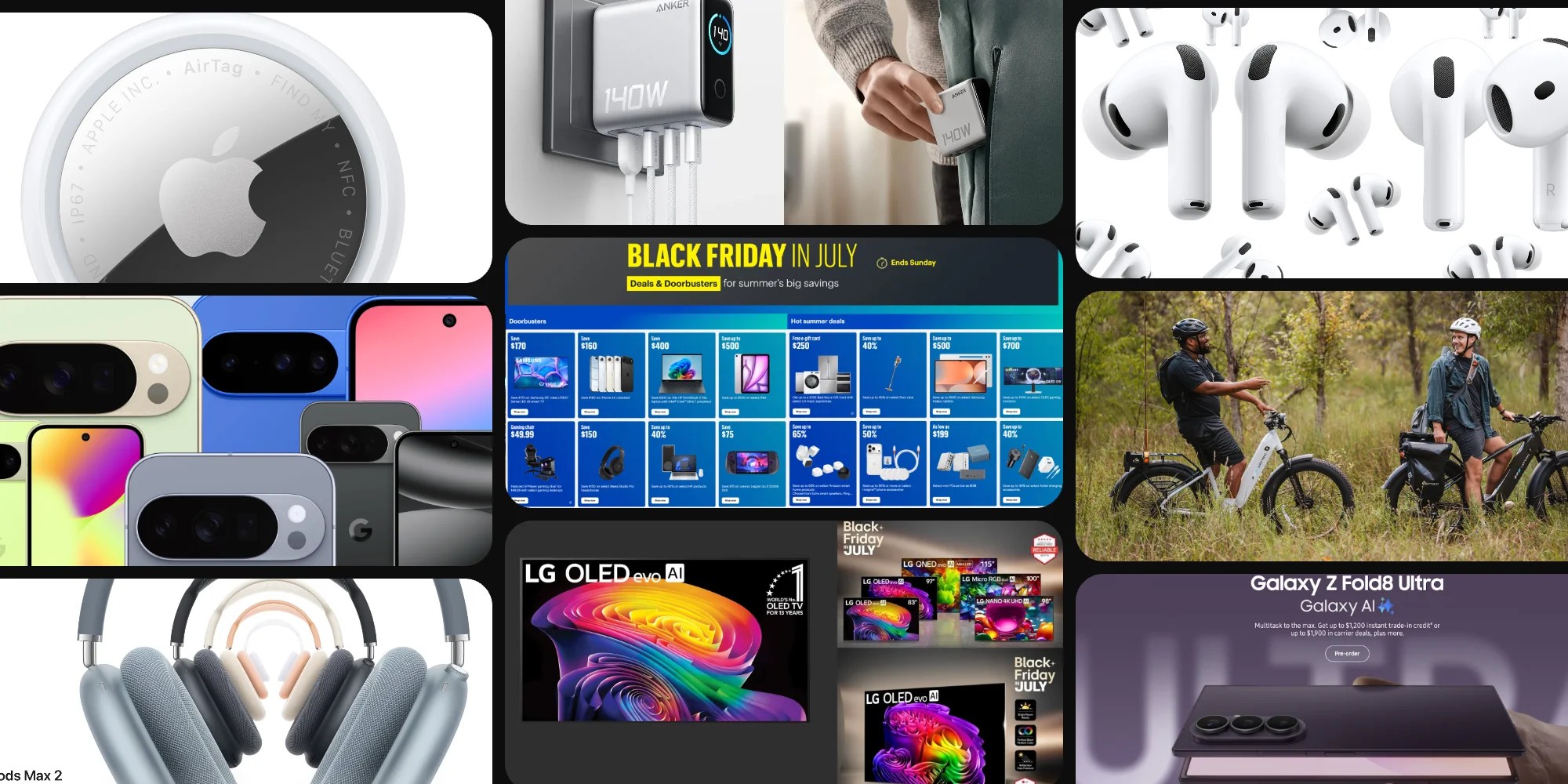 Best Black Friday in July deals: AirPods, AirTag 2, Galaxy Z Fold 8, Anker chargers, LG OLED TVs, Pixel 10, much more
