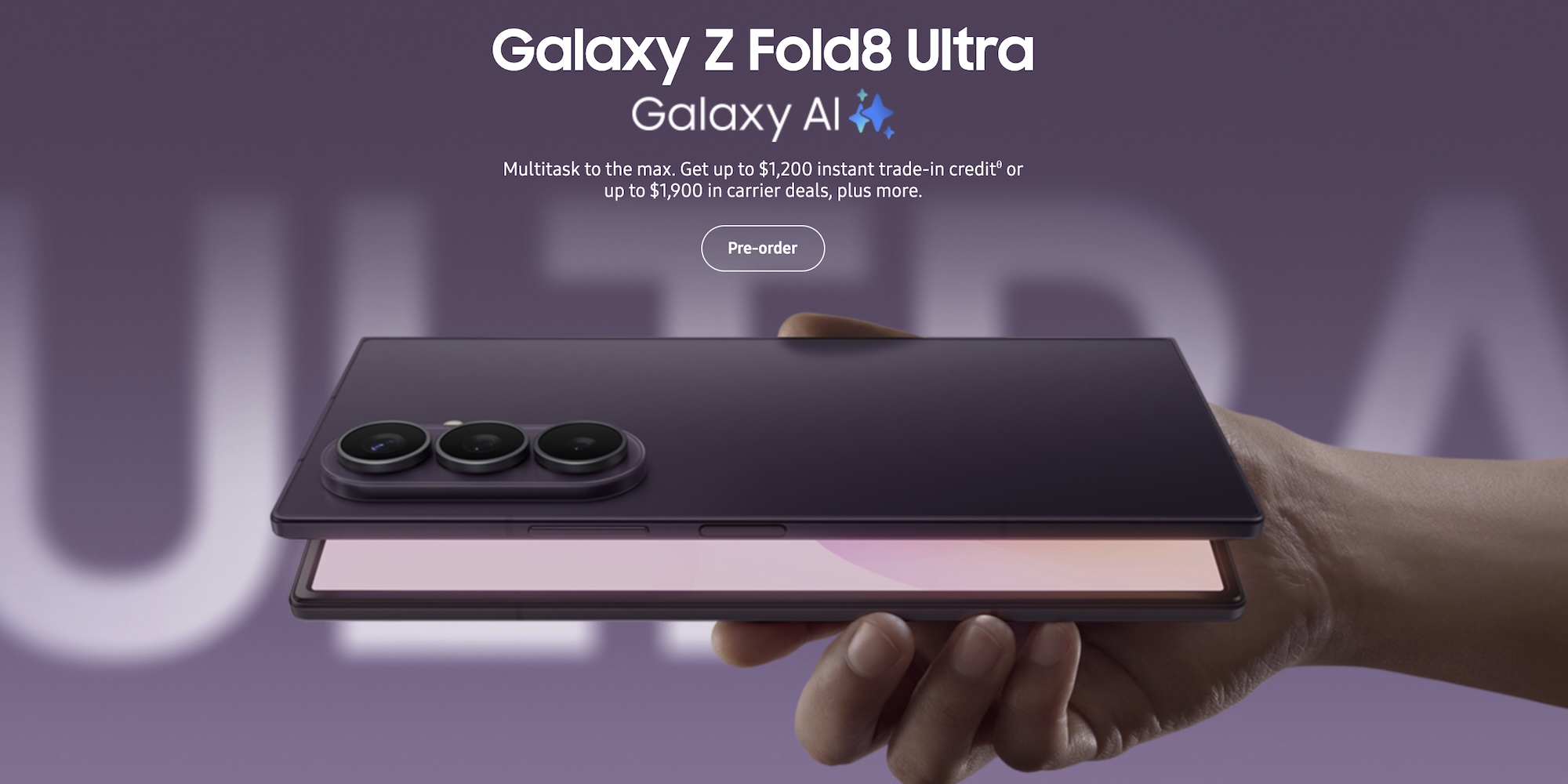 Best Galaxy Z Fold 8 pre-order deals