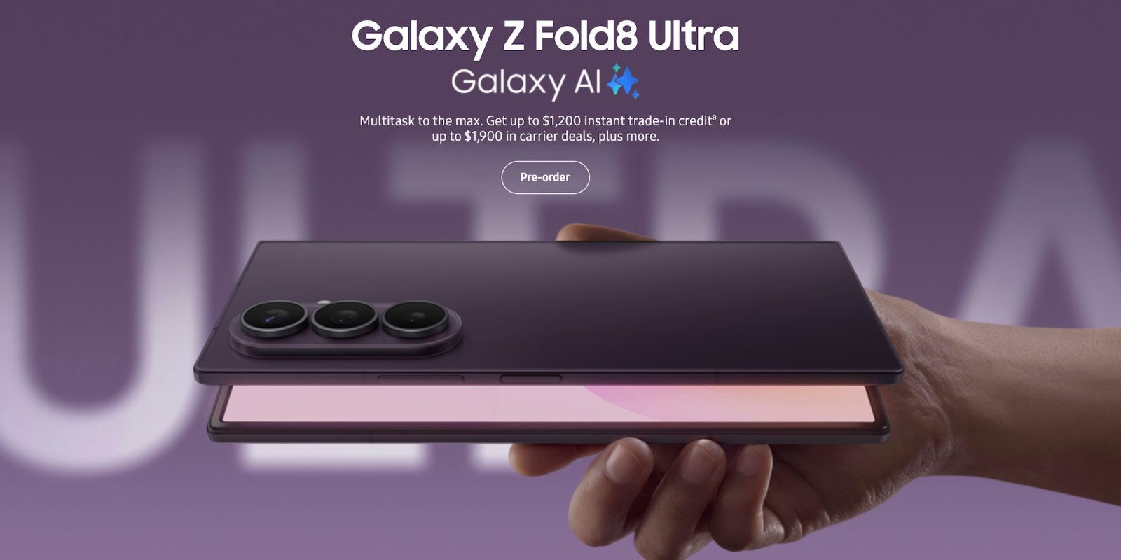 Best Galaxy Z Fold 8 pre-order deals