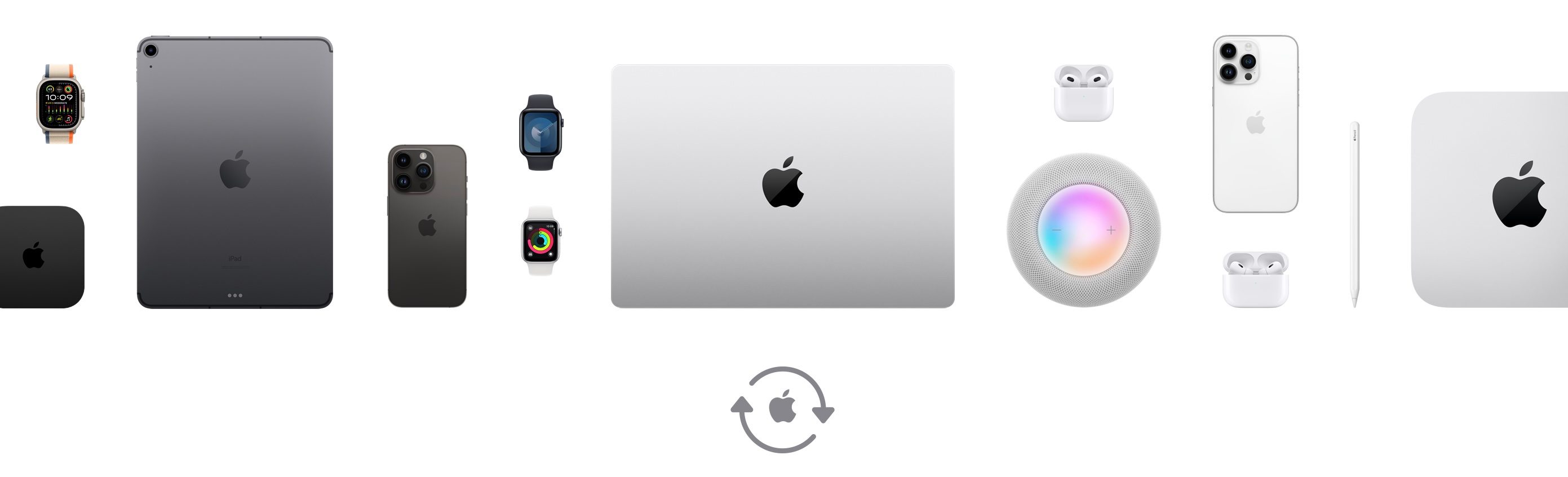 A laptop and smart watch