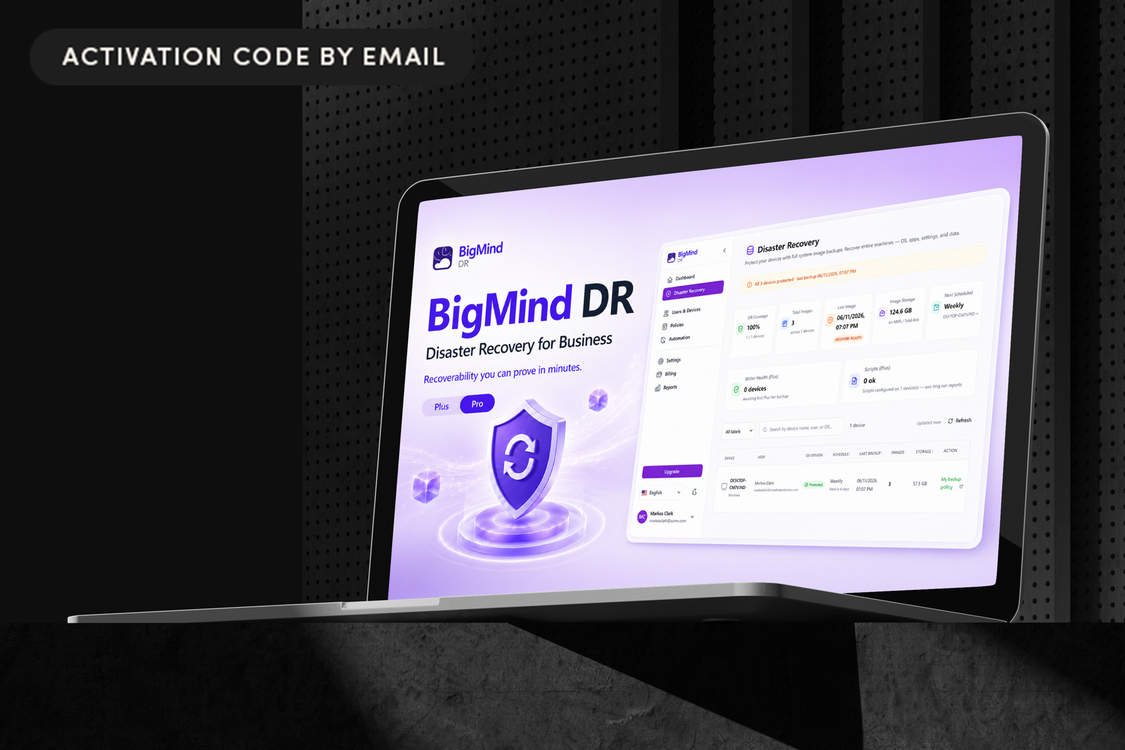 BigMind Disaster Recovery Pro Plan
