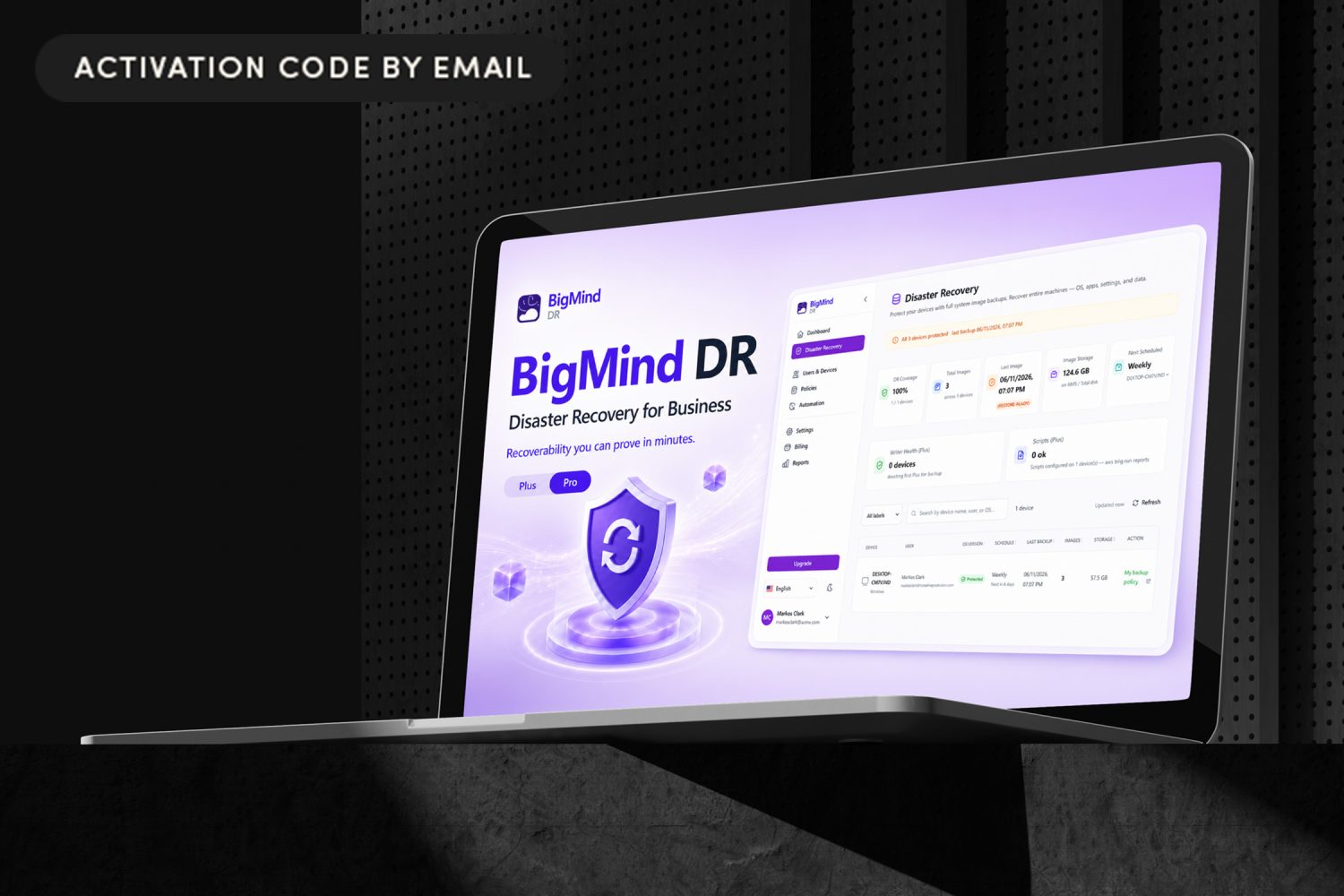 BigMind Disaster Recovery Pro Plan
