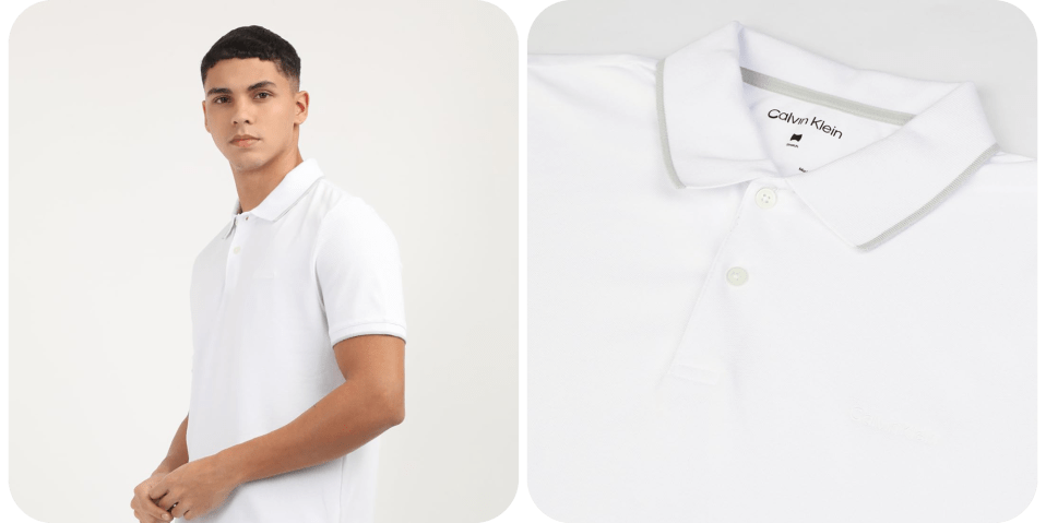 A man in a white shirt