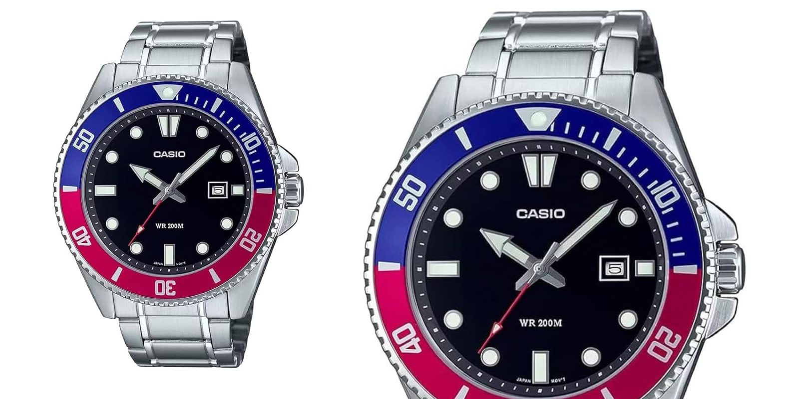 A close up of a watch