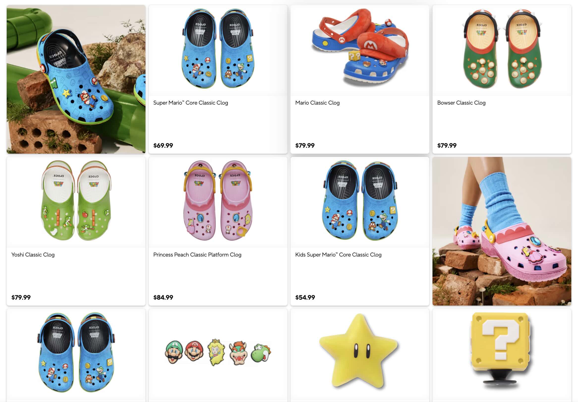 A collage of images of shoes