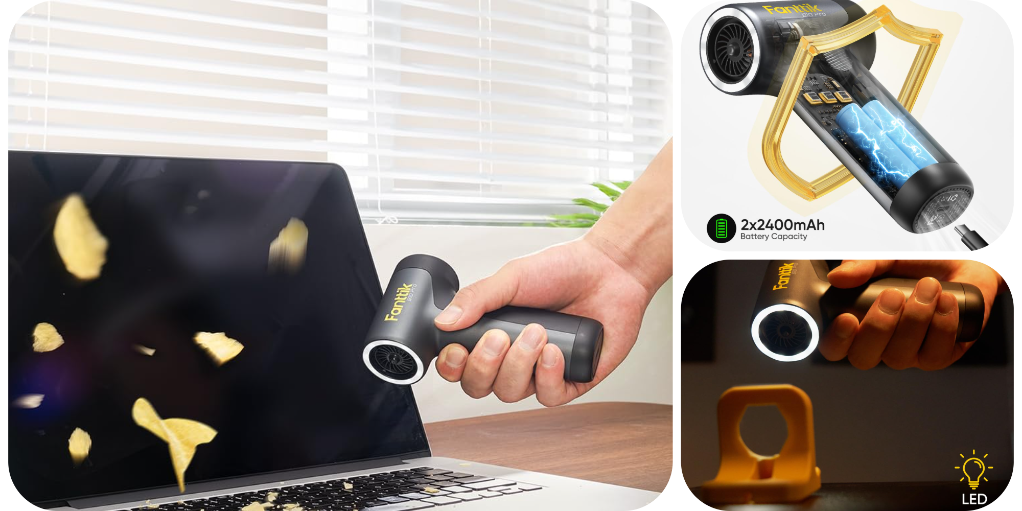 Fanttik keeps your tech tidy with its B10 Pro USB-C rechargeable air duster down at $34 (Reg. $45)