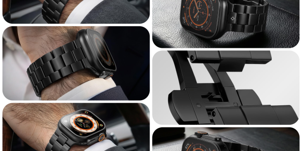 A close up of a smart watch