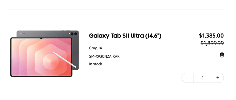 A screen shot of a device