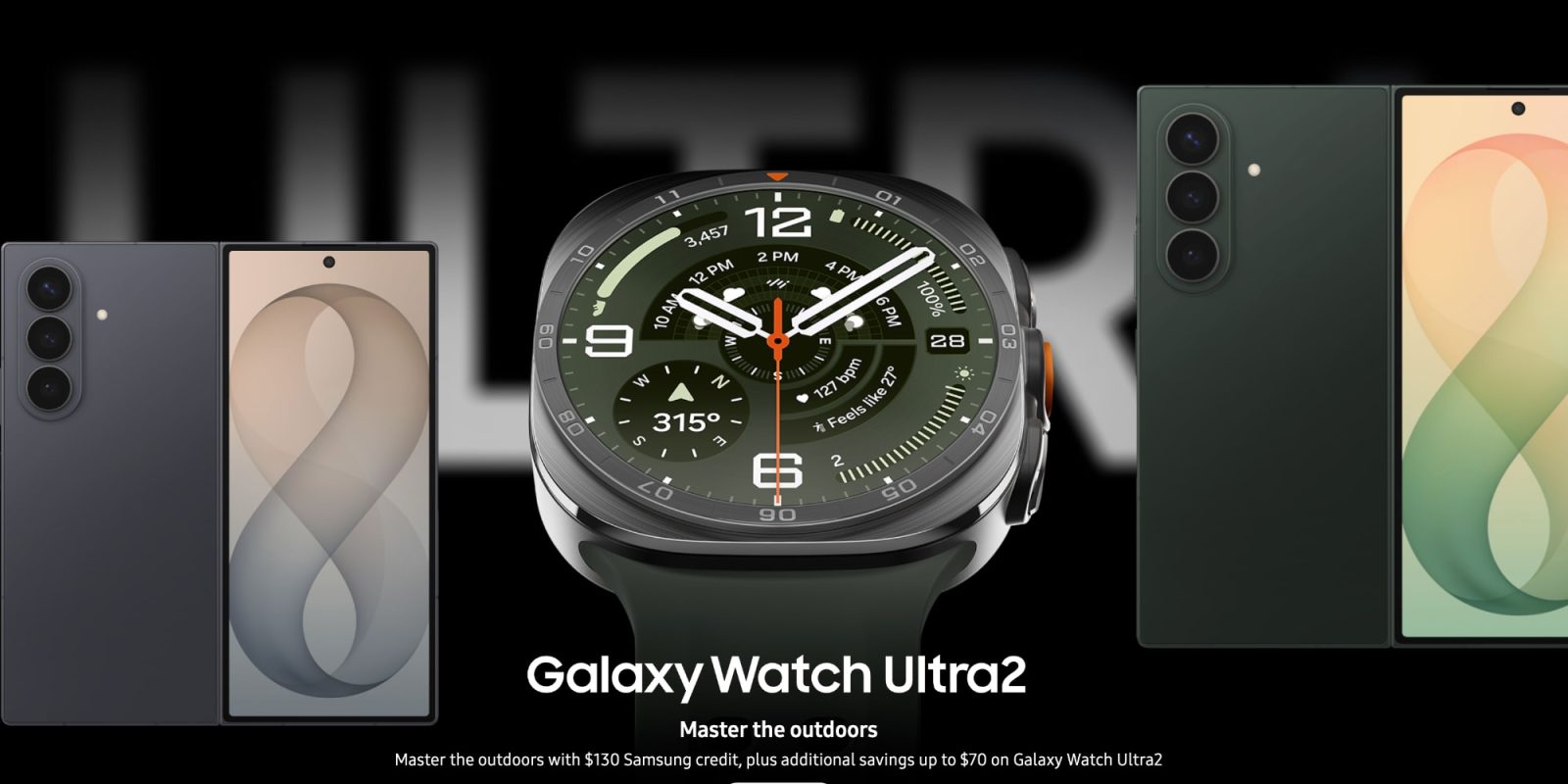A smart watch and a cell phone