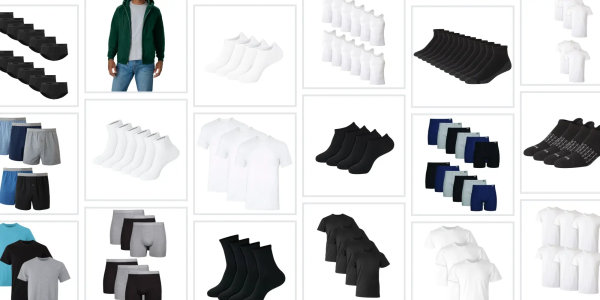 A collage of different types of clothing