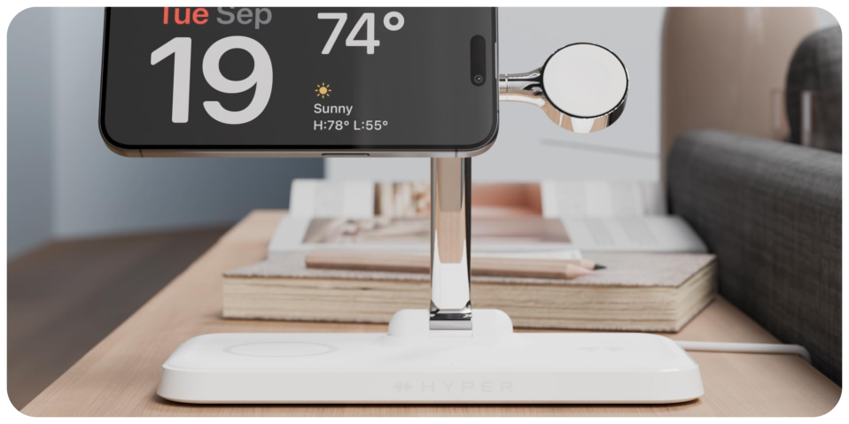 A device with a screen on it