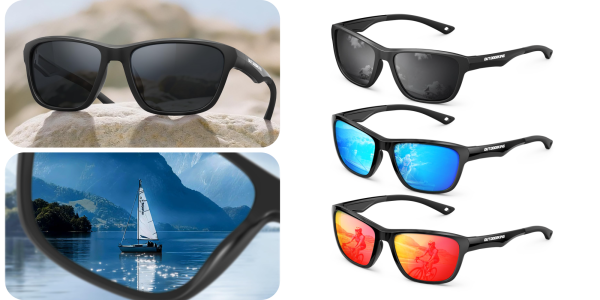 A collage of sunglasses