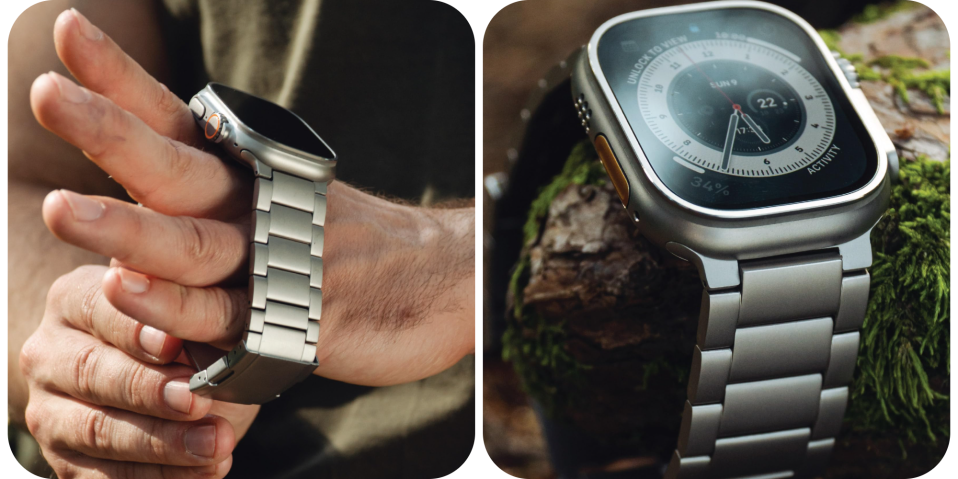 A close up of a watch