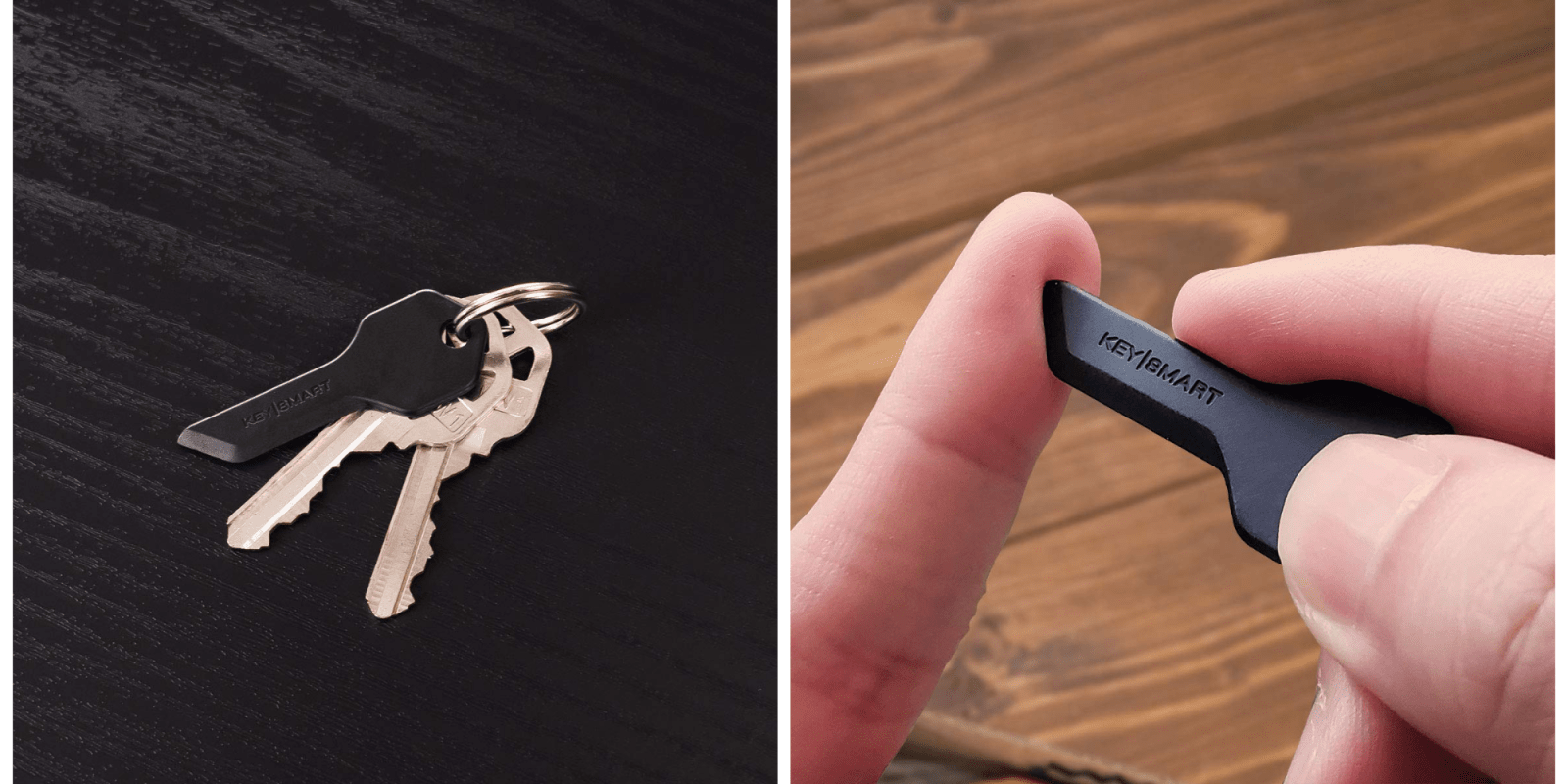 A close up of a key chain