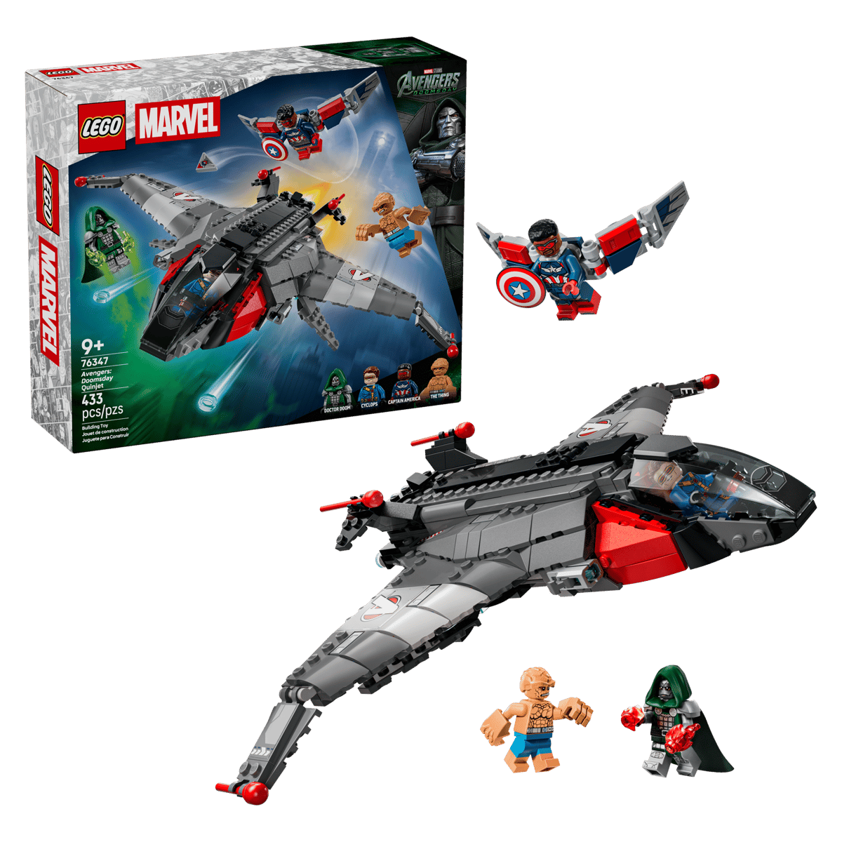 A toy plane and box