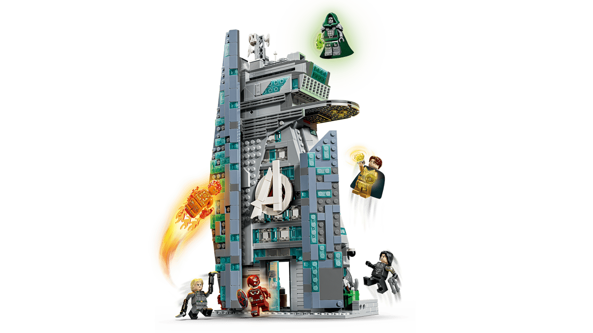 A building made of legos