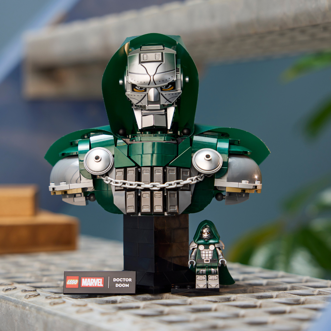 A toy figurines of a man in a green robe