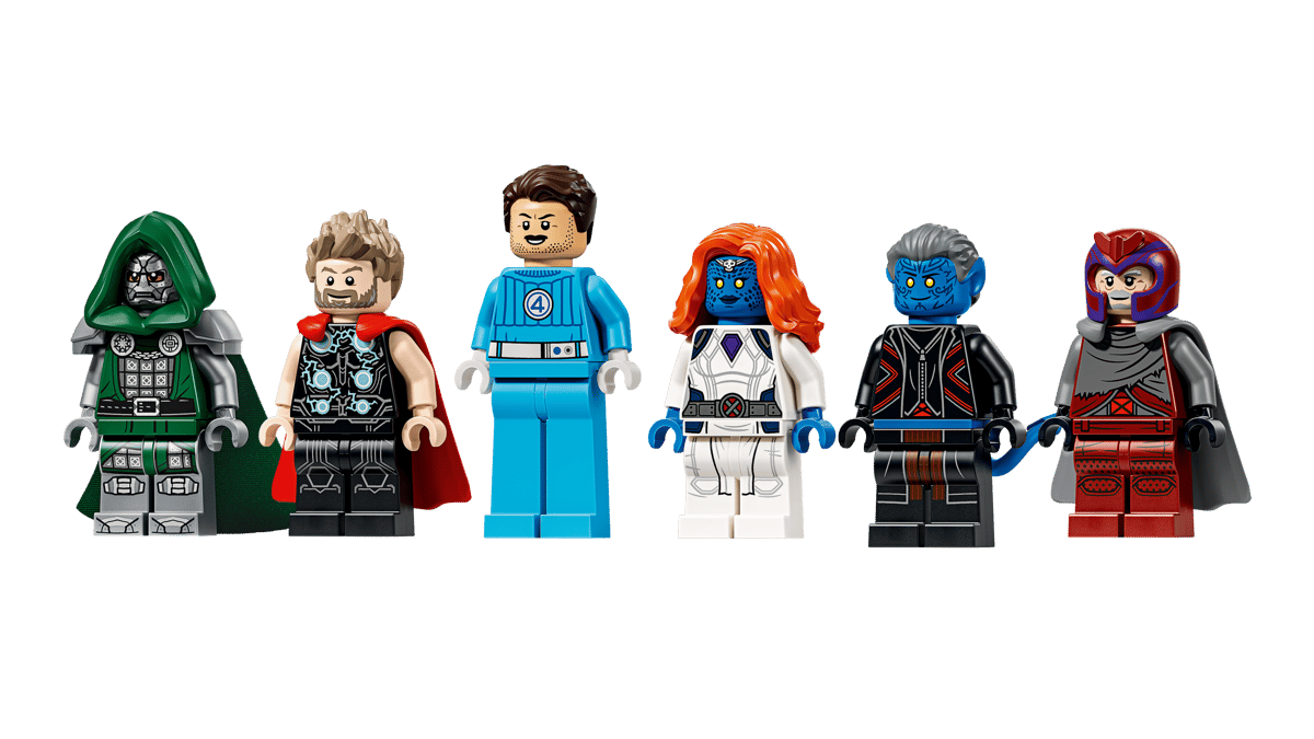 A group of toy figurines