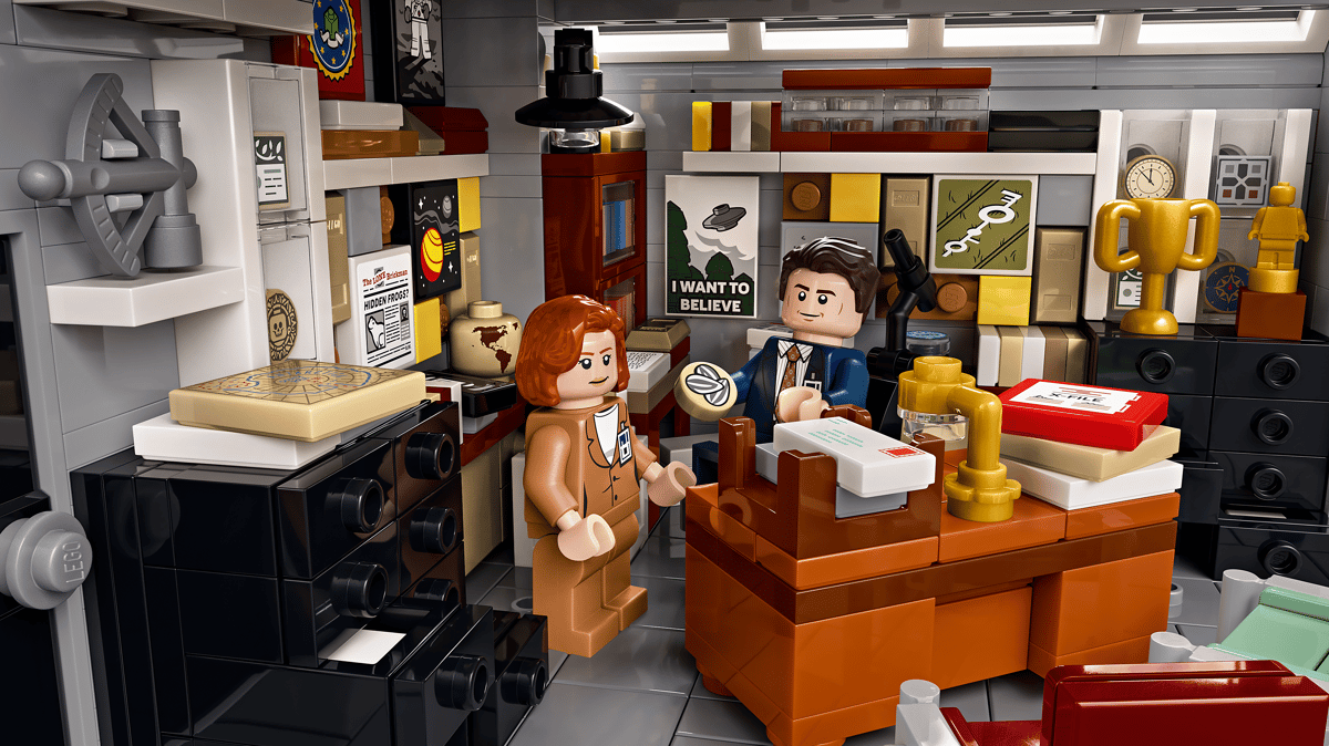 A toy building blocks in a room