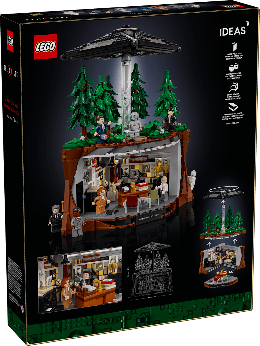 A box of lego building blocks