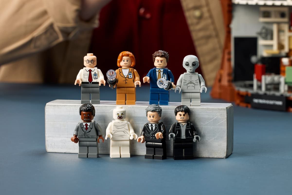 A group of lego figures