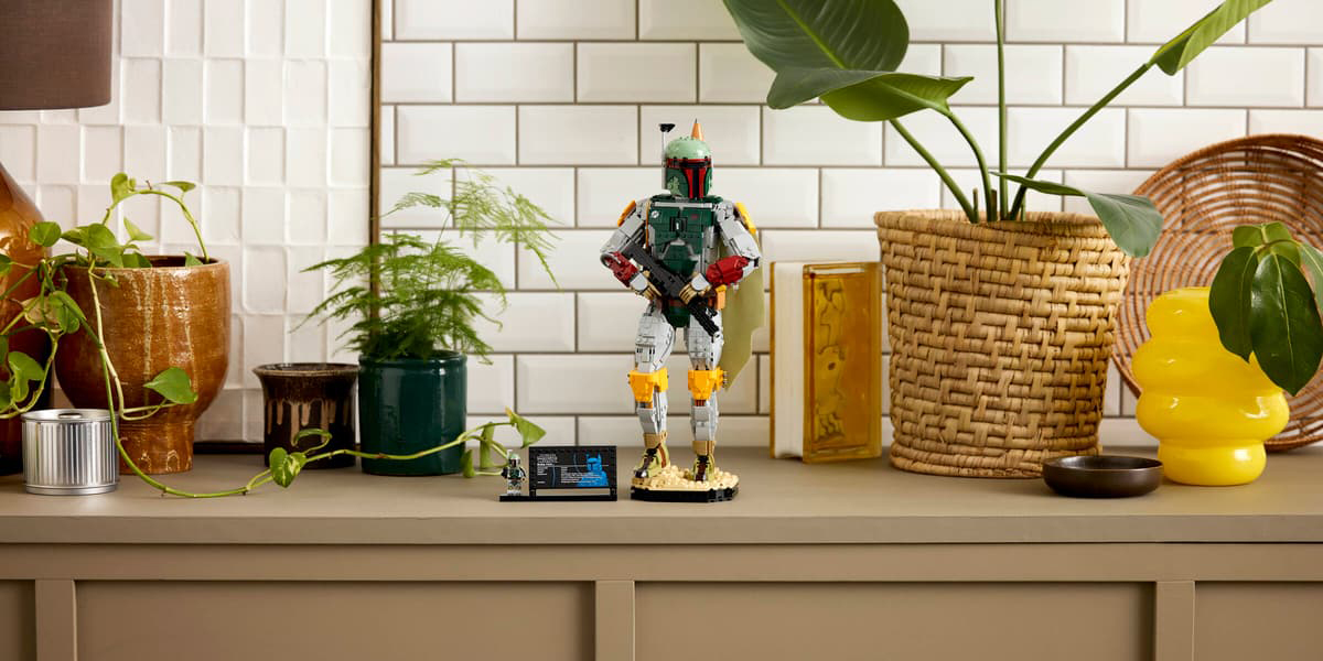 A toy figurine on a counter