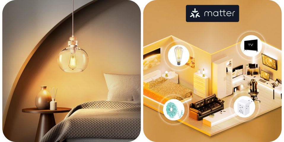 A collage of a bedroom