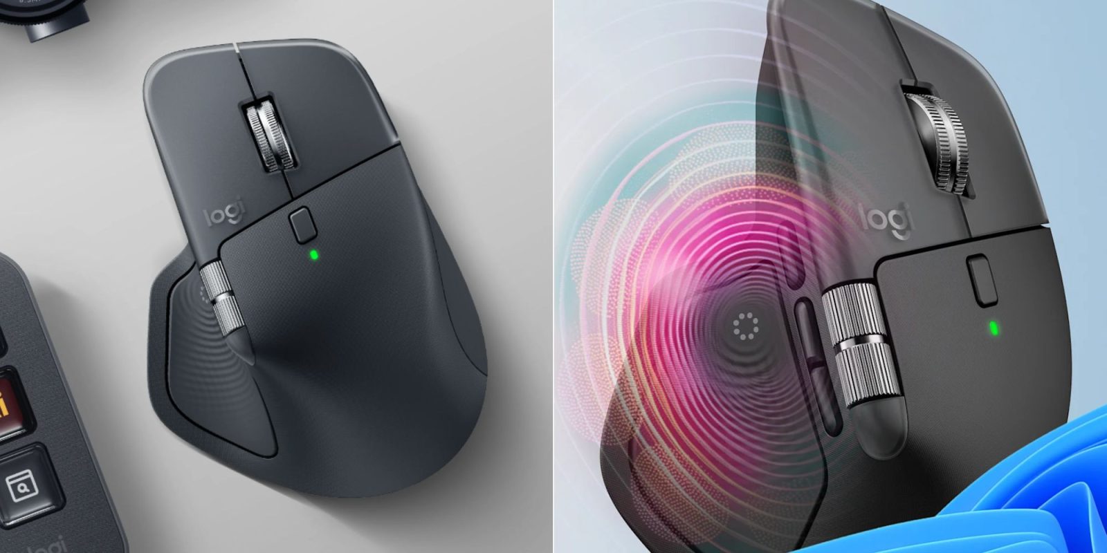A close up of a computer mouse
