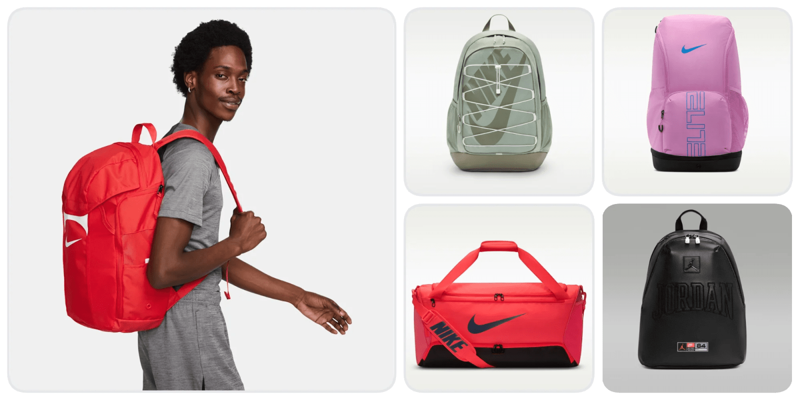 A man with a backpack and a bag