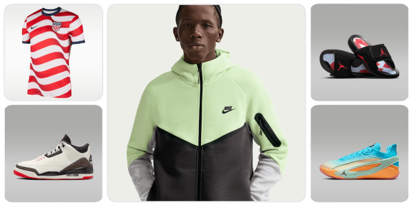 A man in a green and black jacket