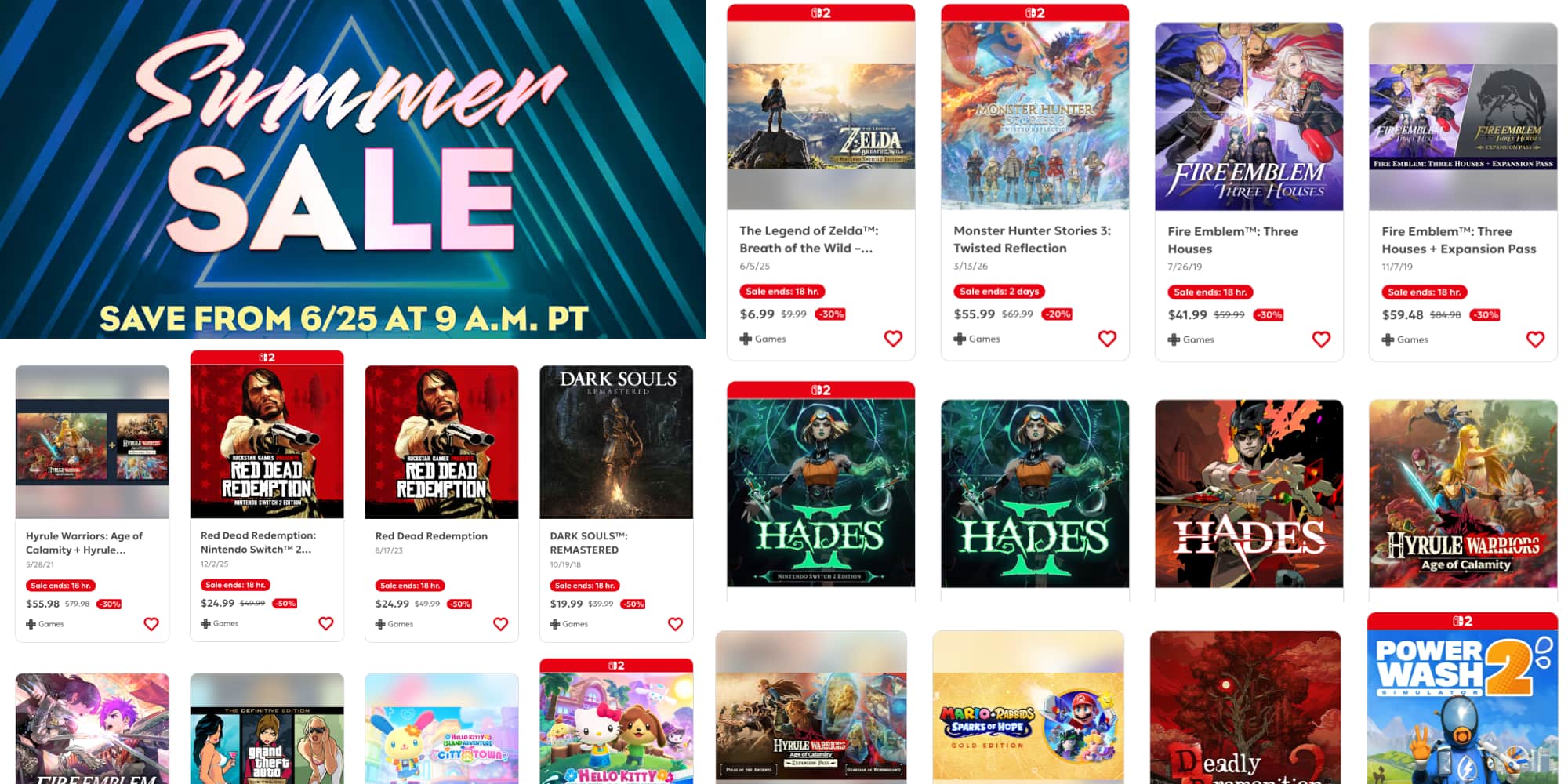 Last Chance: Official Nintendo Summer Sale ends today – Breath of Wild Switch 2 upgrade, Hades II, much more