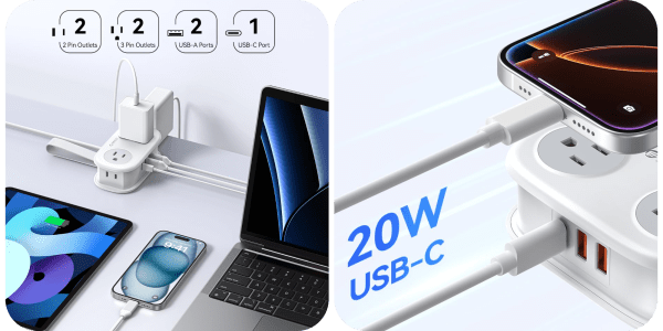A laptop and phone on a desk