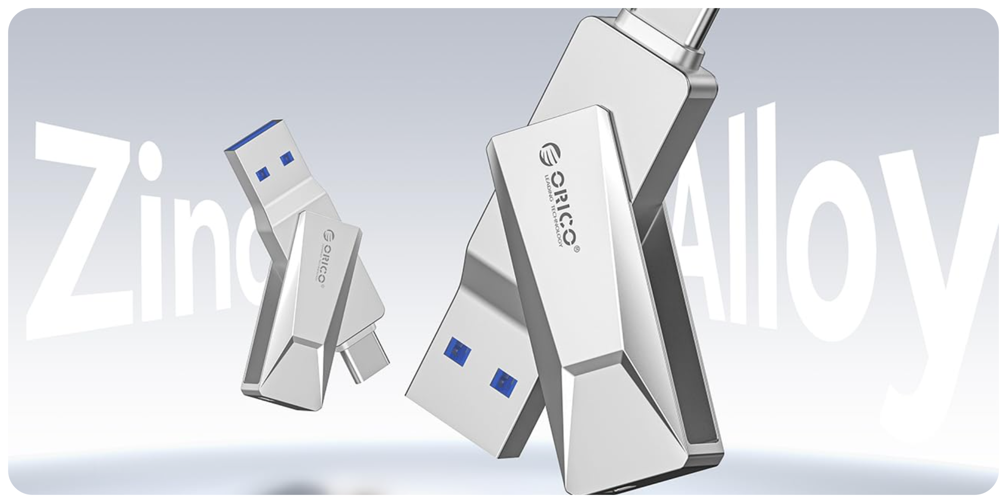 Snag ORICO’s zinc alloy dual-port 64GB flash drive for just $14.50
