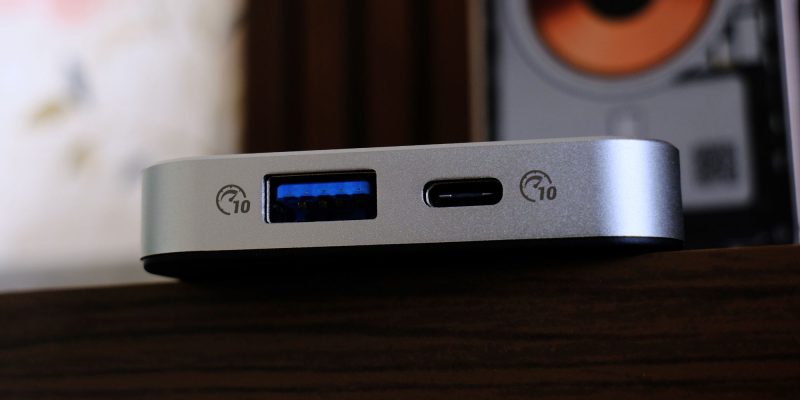 A close up of a device