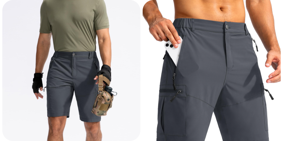 A man holding a phone in his pocket