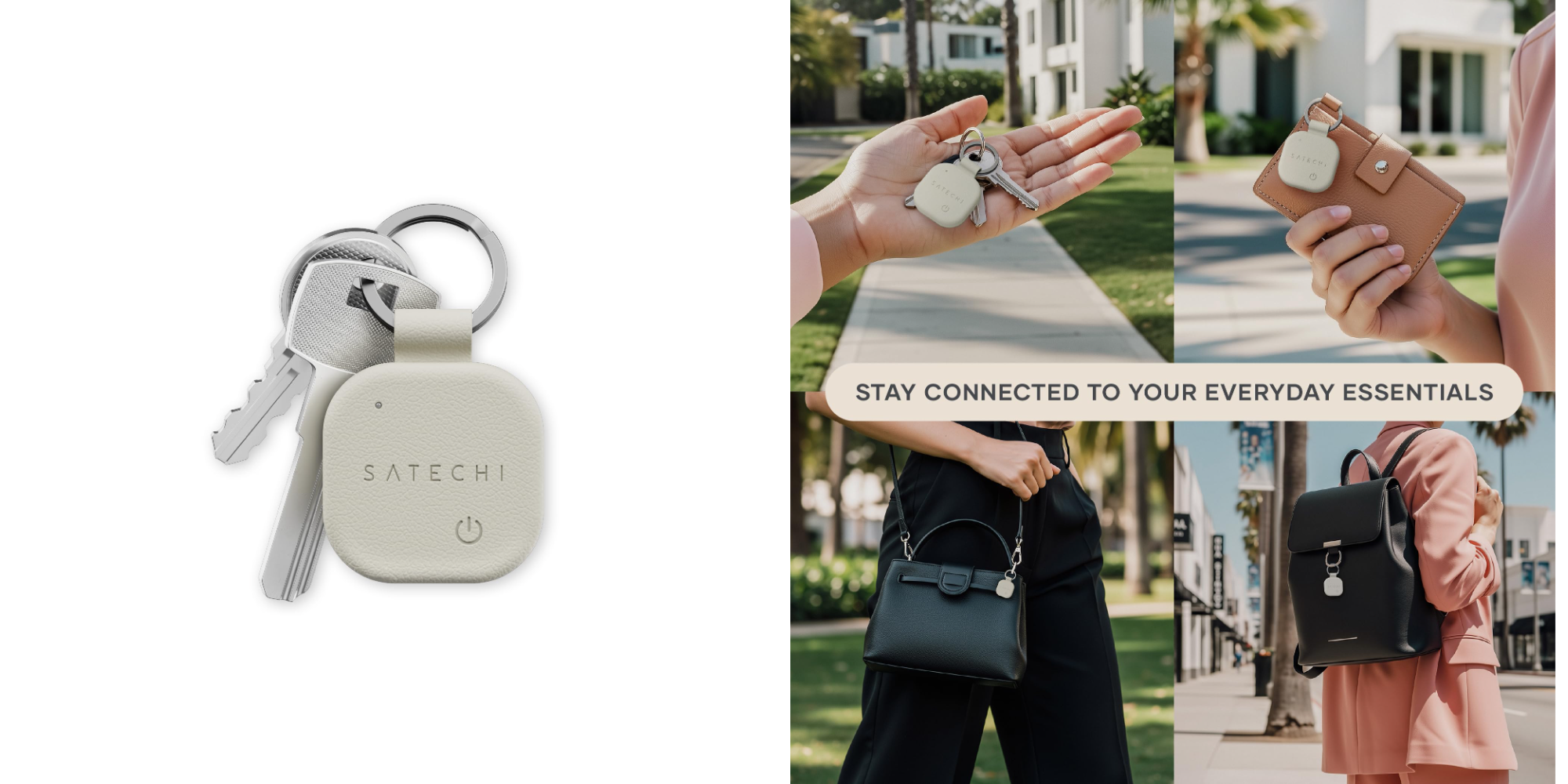 Satechi’s waterproof Find My Keychain with tumbled leather look now down at $22