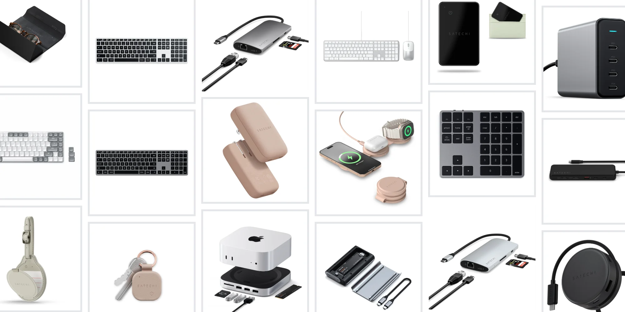 A collage of electronic devices