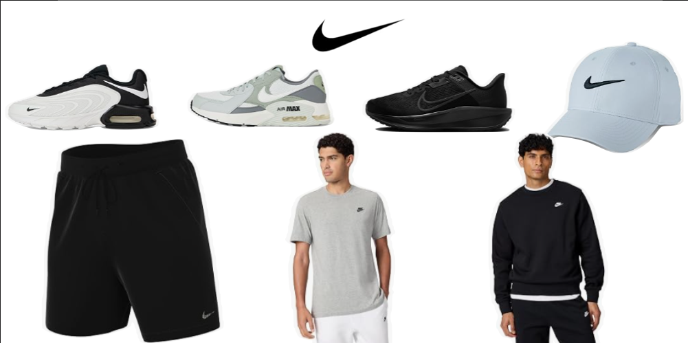 A collage of a man and a pair of shoes