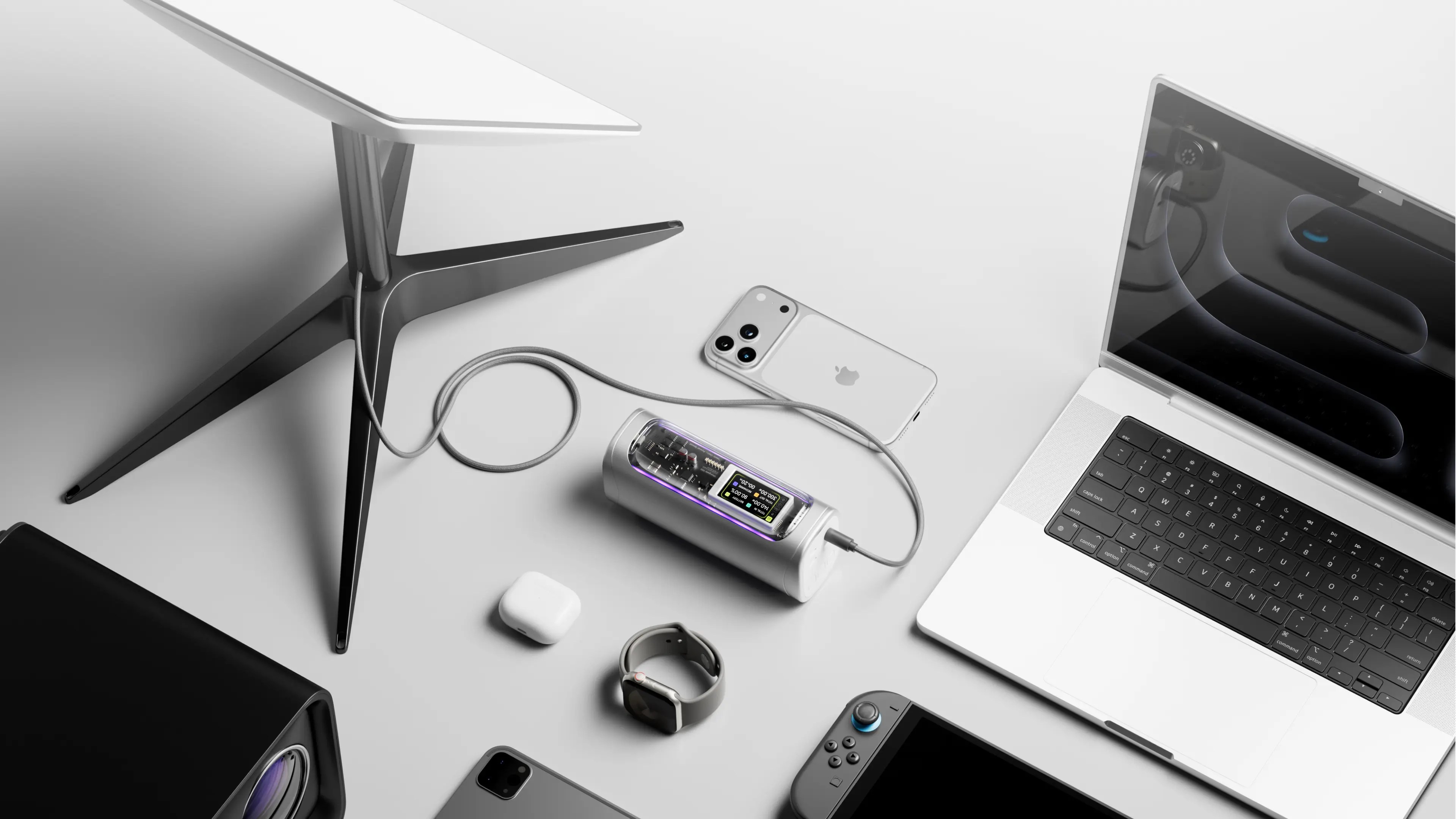 A group of electronic devices