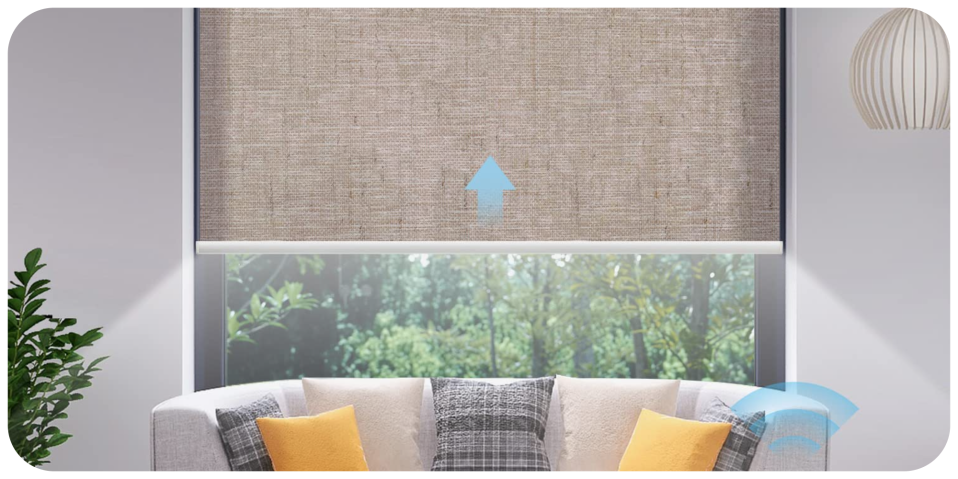 A window with a curtain above a couch