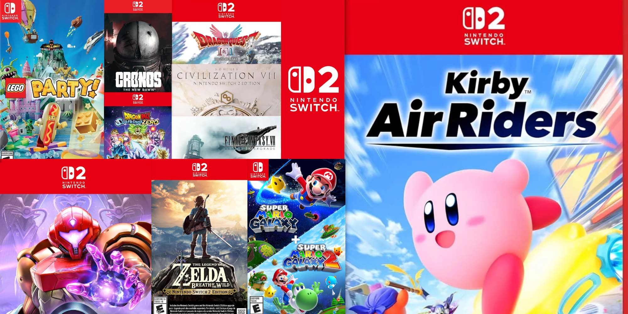 A group of video game covers