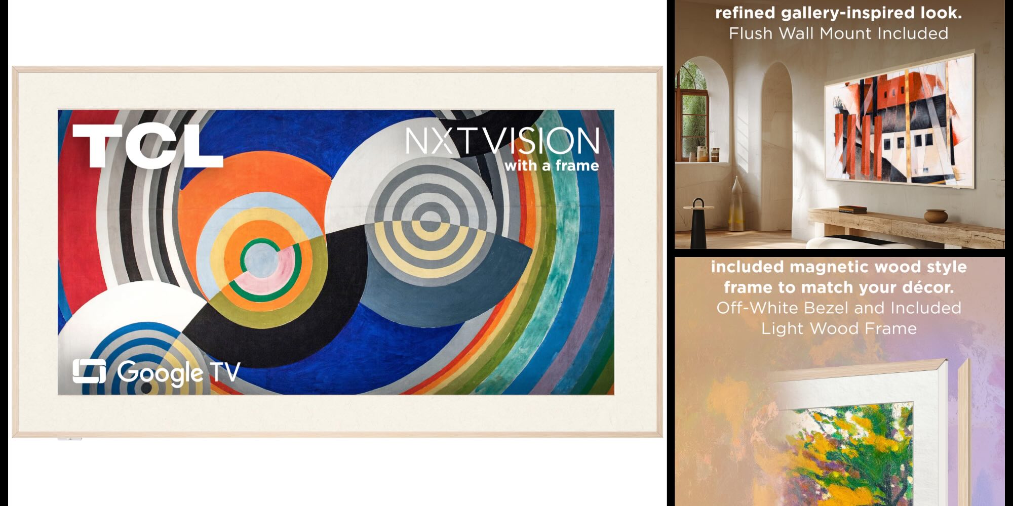 TCL NXTVISION Picture Frame Google TVs hit 2026 Amazon lows from $597 (Up to $1,100 off current list prices)