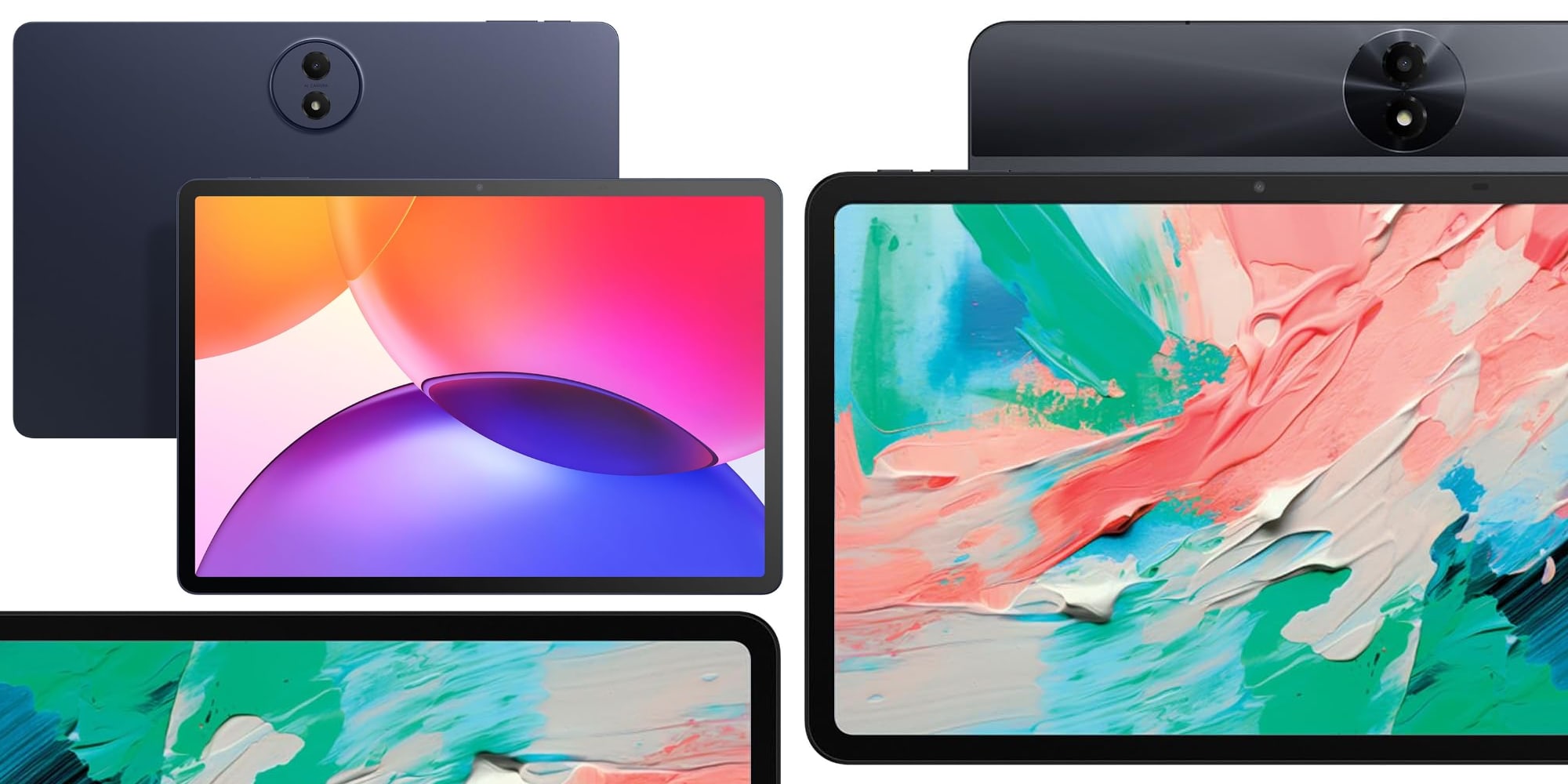 A different screenshots of a tablet