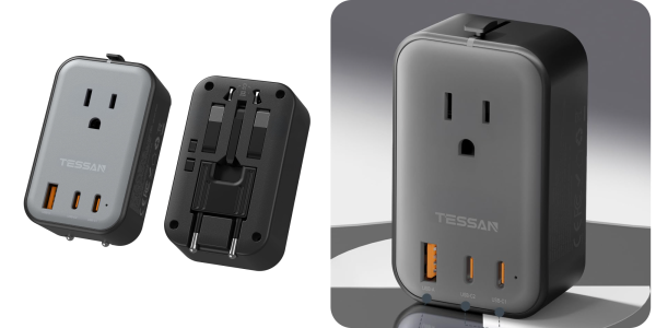 A close-up of a plug