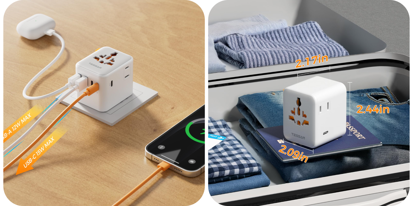 TESSAN’s port-packed 7-in-1 USB-C travel adapter hits $18.50 Prime shipped