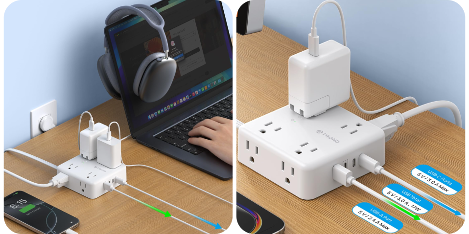 A close up of a plug
