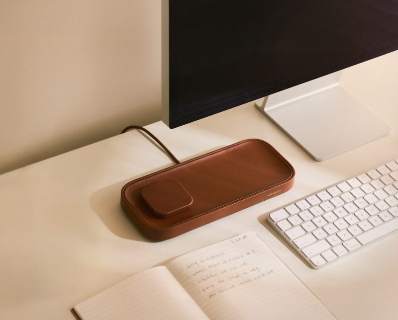 A computer monitor and keyboard