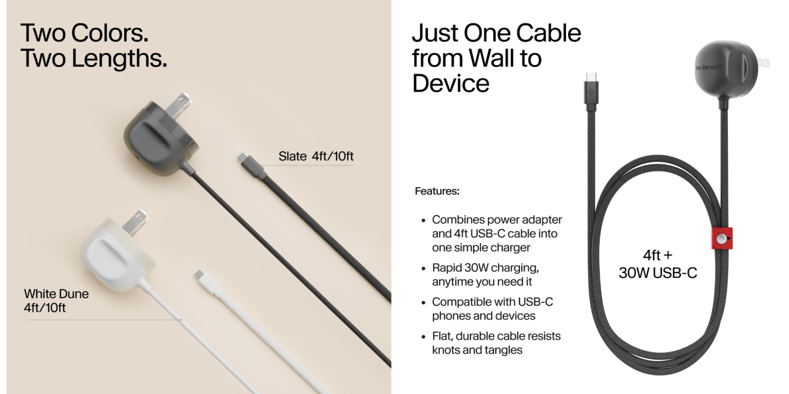 A comparison of a cable