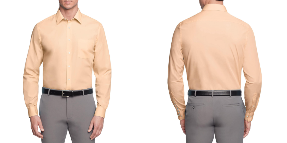 A man wearing a dress shirt