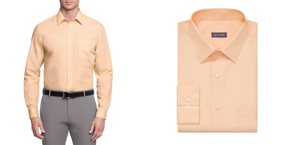 A man wearing a dress shirt